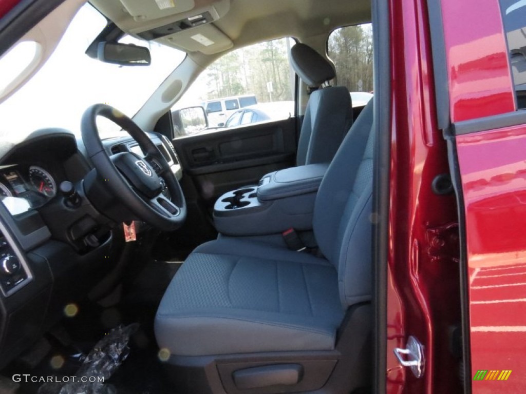 2014 1500 Express Crew Cab - Deep Cherry Red Crystal Pearl / Black/Diesel Gray photo #11