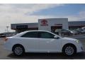 2014 Super White Toyota Camry LE  photo #2