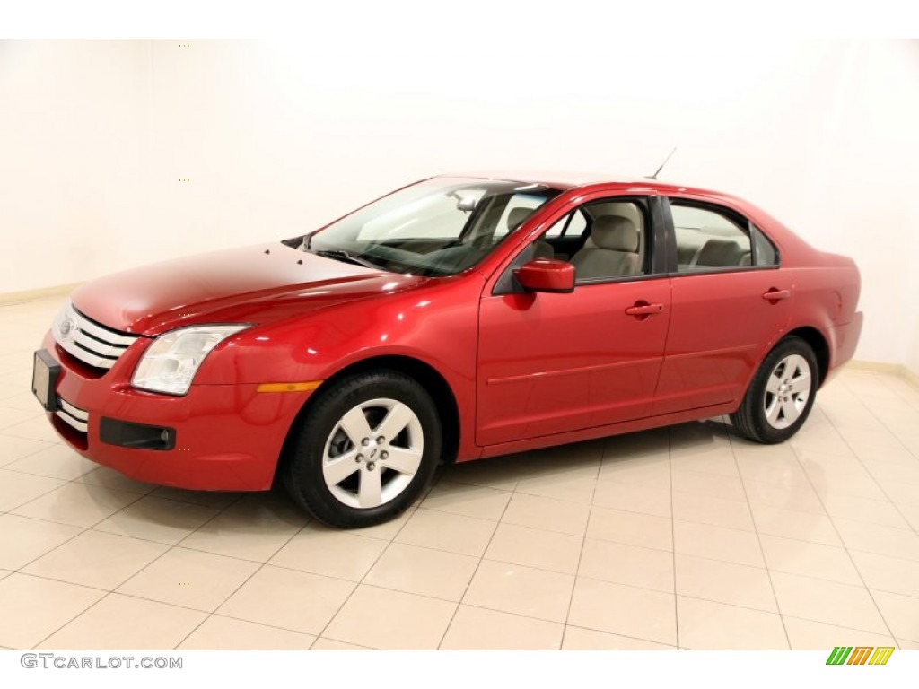 Redfire Metallic 2007 Ford Fusion SE V6 Exterior Photo #91900133