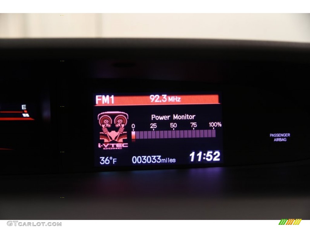 2013 Civic Si Sedan - Sunburst Orange Pearl / Black photo #13