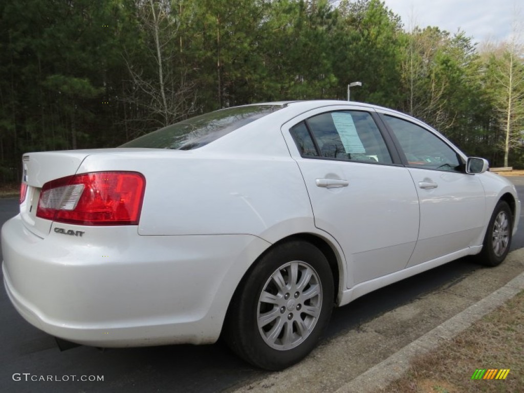2011 Galant FE - White Pearl / Medium Gray photo #3