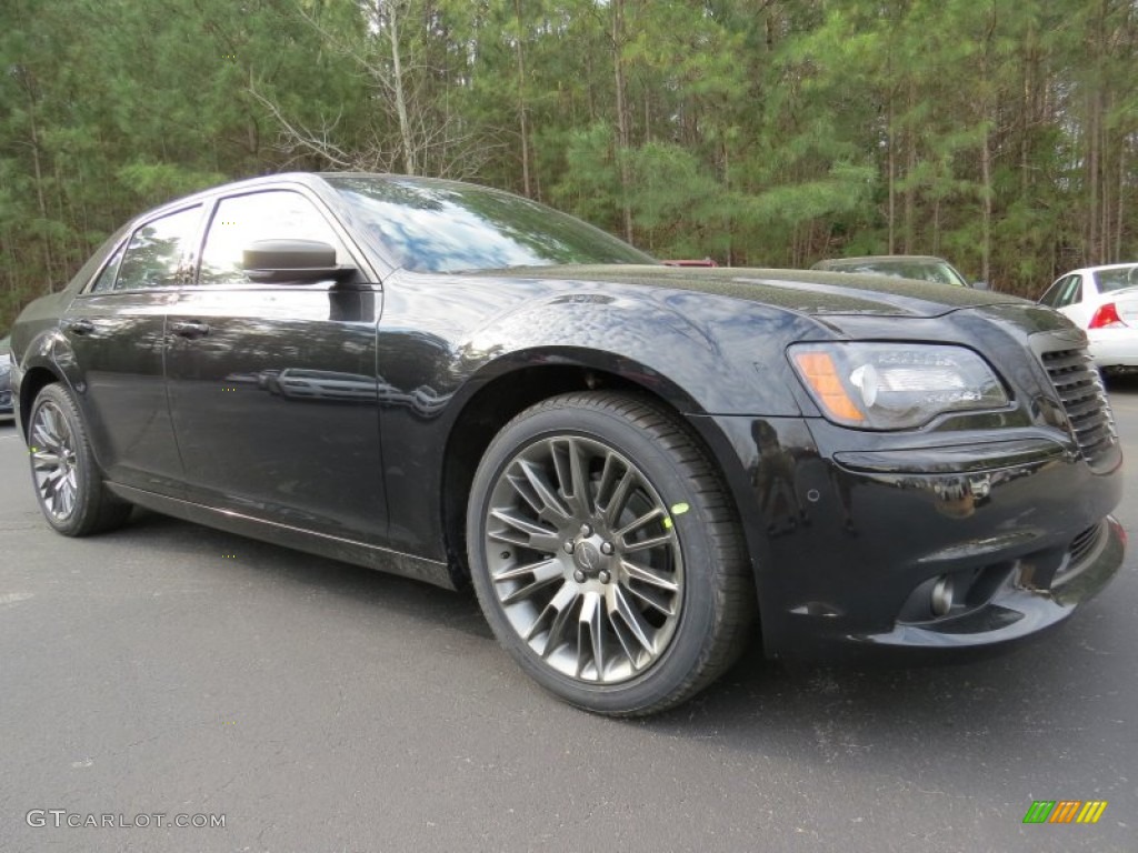 Phantom Black Tri-Coat Pearl 2014 Chrysler 300 John Varvatos Limited Edition AWD Exterior Photo #91905043