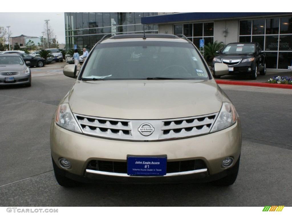 2007 Murano SL AWD - Chardonnay Metallic / Cafe Latte photo #3