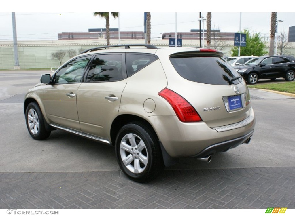 2007 Murano SL AWD - Chardonnay Metallic / Cafe Latte photo #7