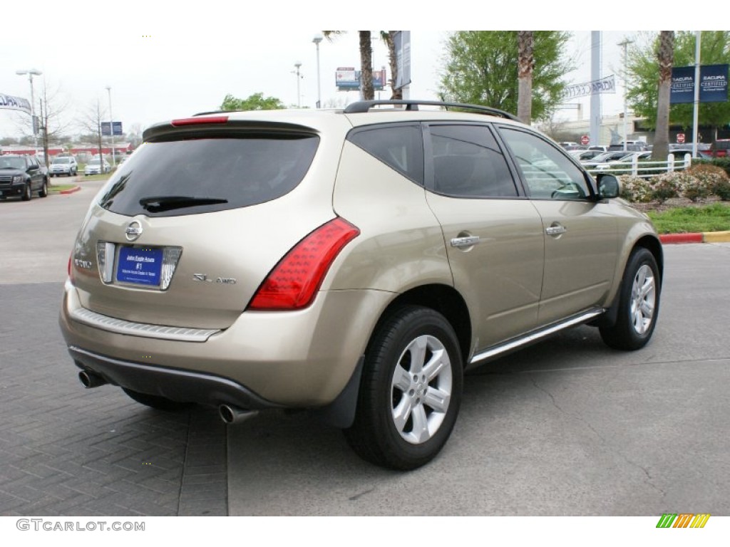 2007 Murano SL AWD - Chardonnay Metallic / Cafe Latte photo #8