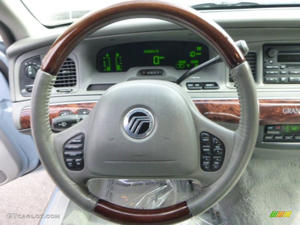 2004 Grand Marquis LS - Light Ice Blue Metallic / Light Flint photo #22