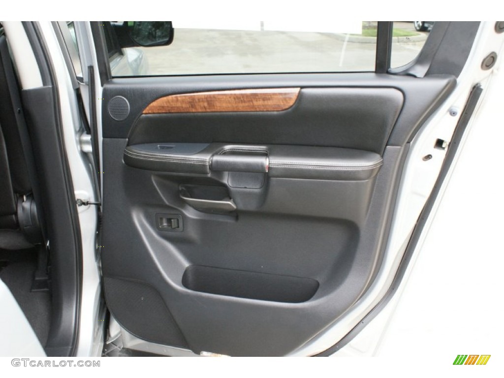 2011 Nissan Armada Platinum Charcoal Door Panel Photo #91909492