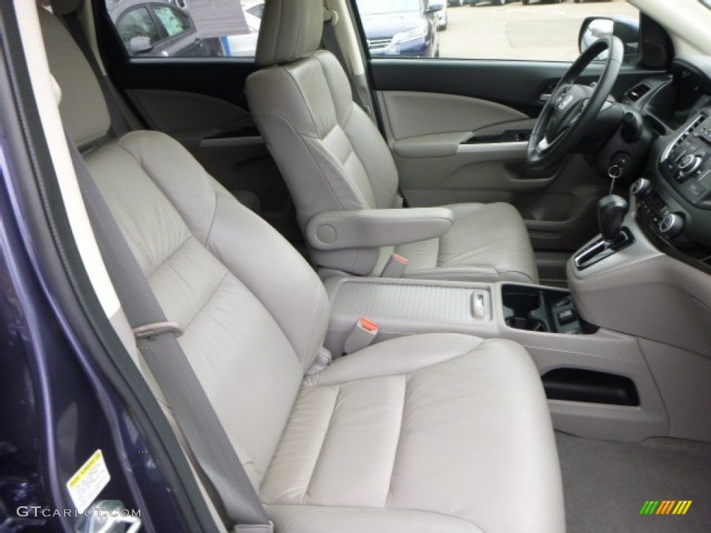 2012 CR-V EX-L 4WD - Twilight Blue Metallic / Gray photo #10