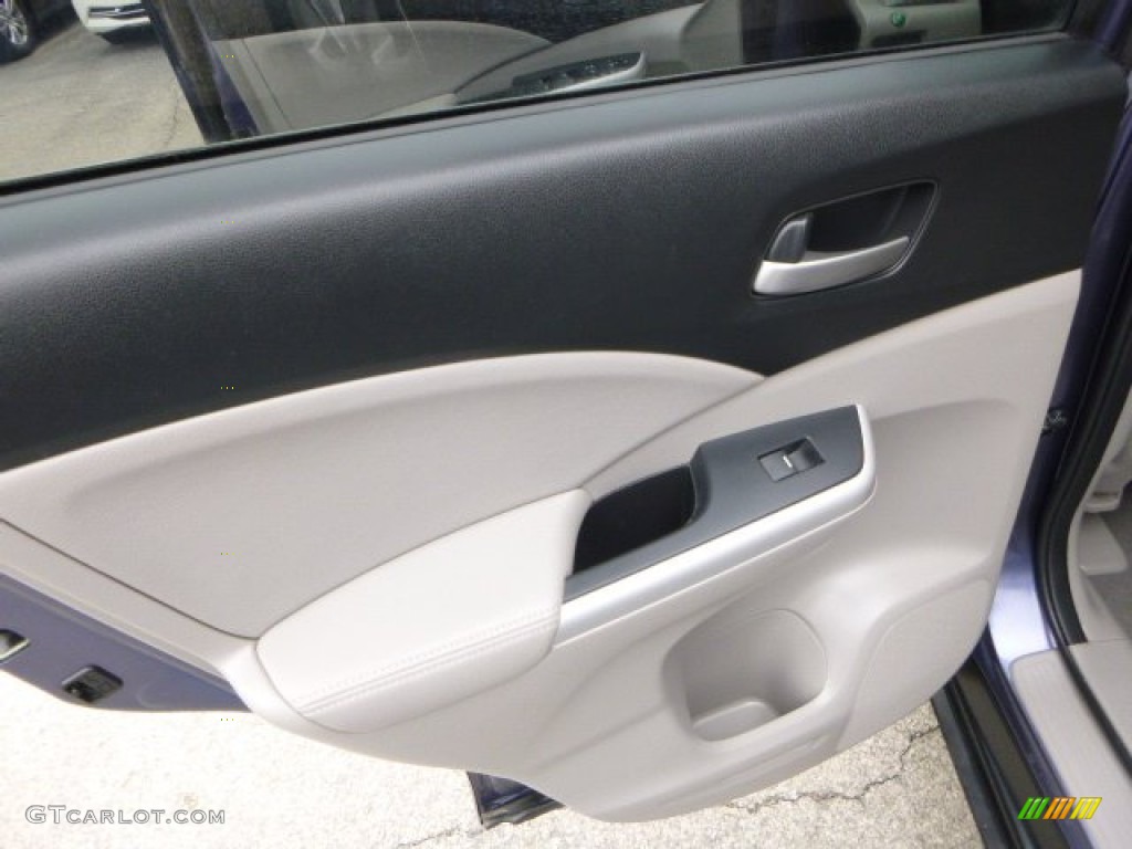 2012 CR-V EX-L 4WD - Twilight Blue Metallic / Gray photo #17