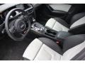 Black/Lunar Silver 2013 Audi S4 3.0T quattro Sedan Interior Color