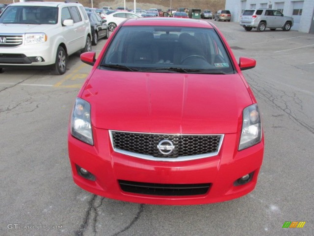 2008 Sentra SE-R Spec V - Red Alert / SE-R Charcoal photo #4
