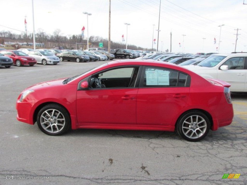2008 Sentra SE-R Spec V - Red Alert / SE-R Charcoal photo #6