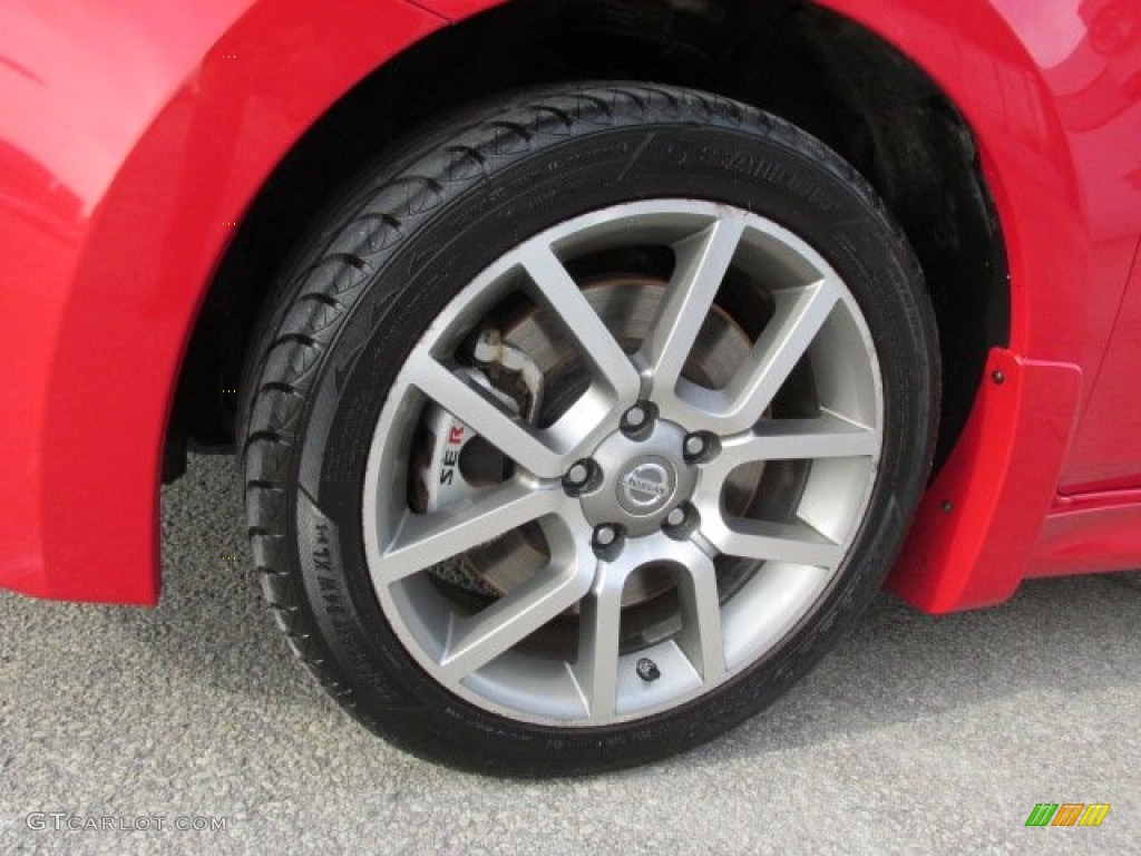 2008 Sentra SE-R Spec V - Red Alert / SE-R Charcoal photo #7