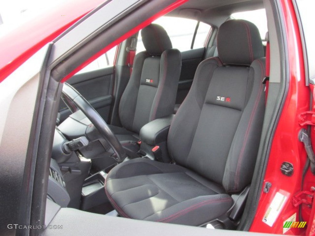 2008 Sentra SE-R Spec V - Red Alert / SE-R Charcoal photo #12