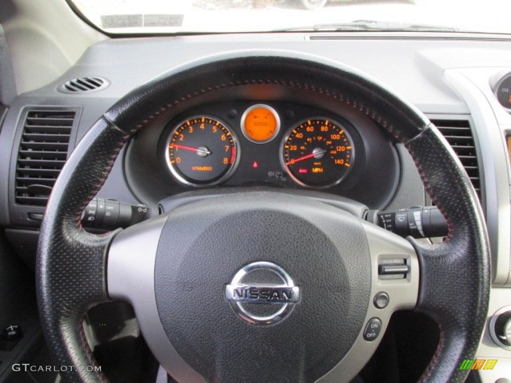 2008 Sentra SE-R Spec V - Red Alert / SE-R Charcoal photo #16