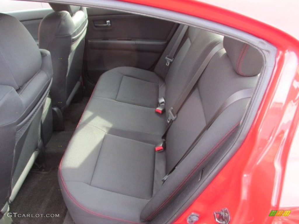 2008 Sentra SE-R Spec V - Red Alert / SE-R Charcoal photo #17