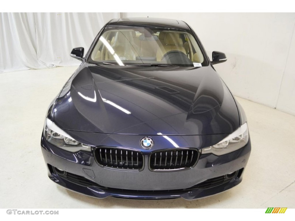 2014 3 Series 328i Sedan - Imperial Blue Metallic / Venetian Beige photo #4