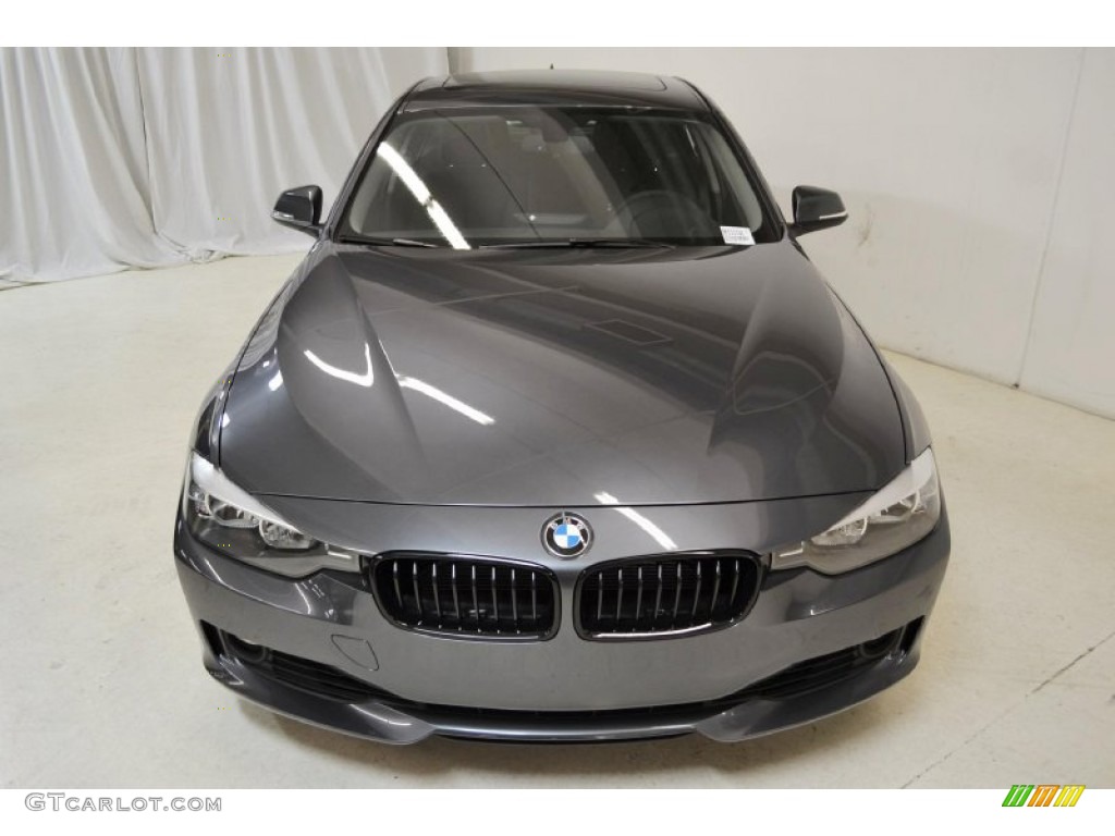 2014 3 Series 328i Sedan - Mineral Grey Metallic / Black photo #4