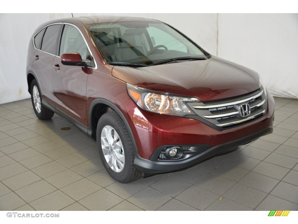 2014 CR-V EX - Basque Red Pearl II / Gray photo #1