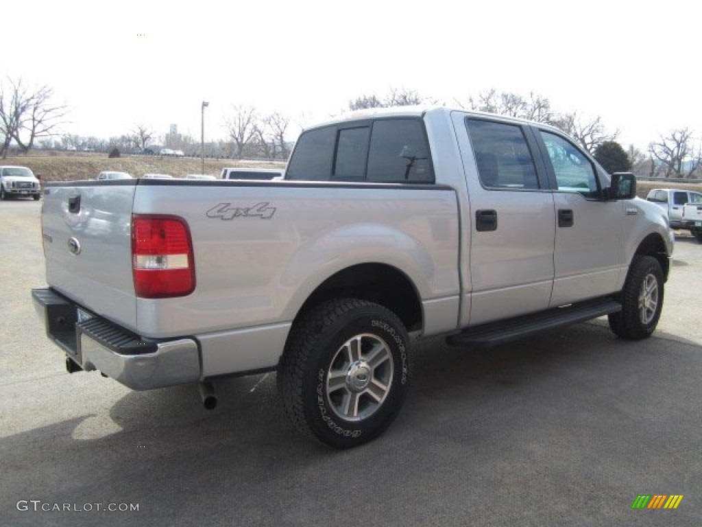 2006 F150 XLT SuperCrew 4x4 - Silver Metallic / Medium/Dark Flint photo #3