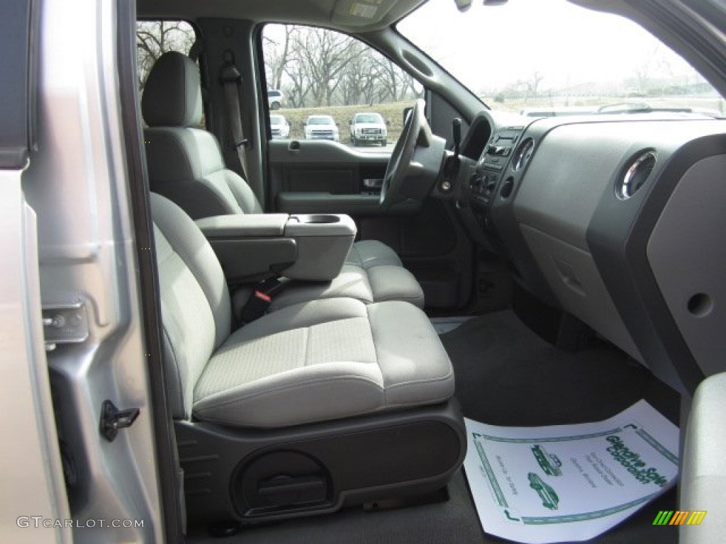 2006 F150 XLT SuperCrew 4x4 - Silver Metallic / Medium/Dark Flint photo #11