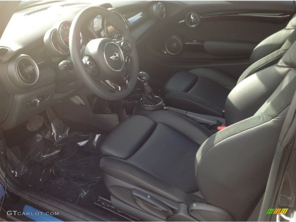 2014 Cooper S Hardtop - Midnight Black Metallic / Carbon Black photo #6