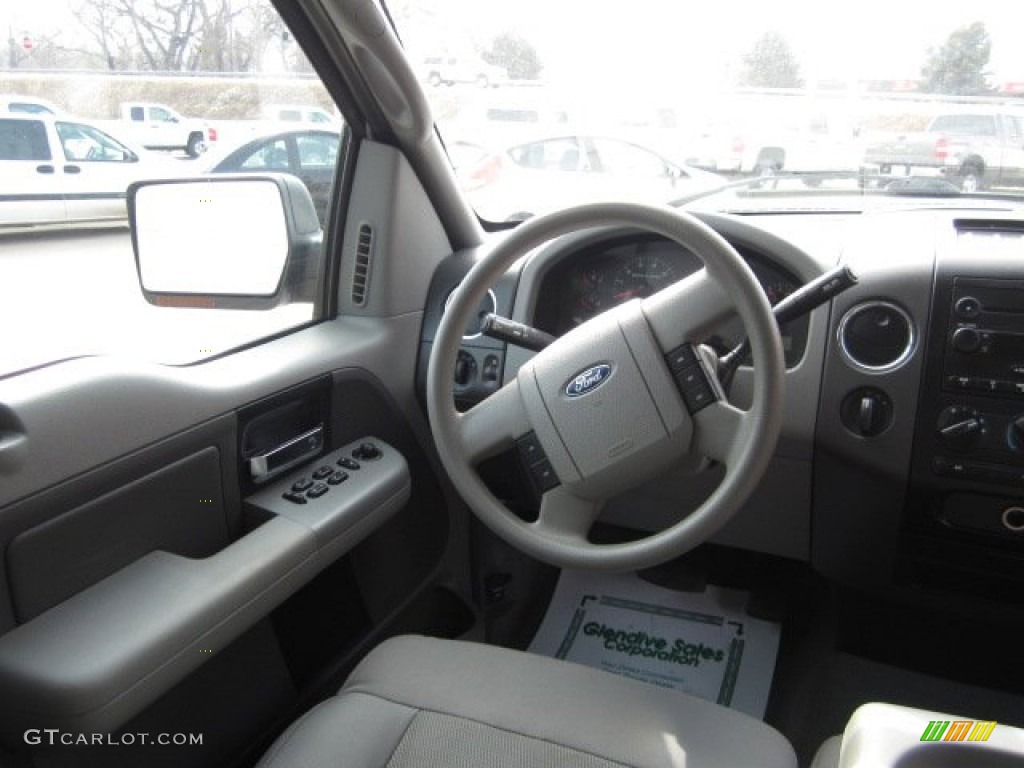 2006 F150 XLT SuperCrew 4x4 - Silver Metallic / Medium/Dark Flint photo #13