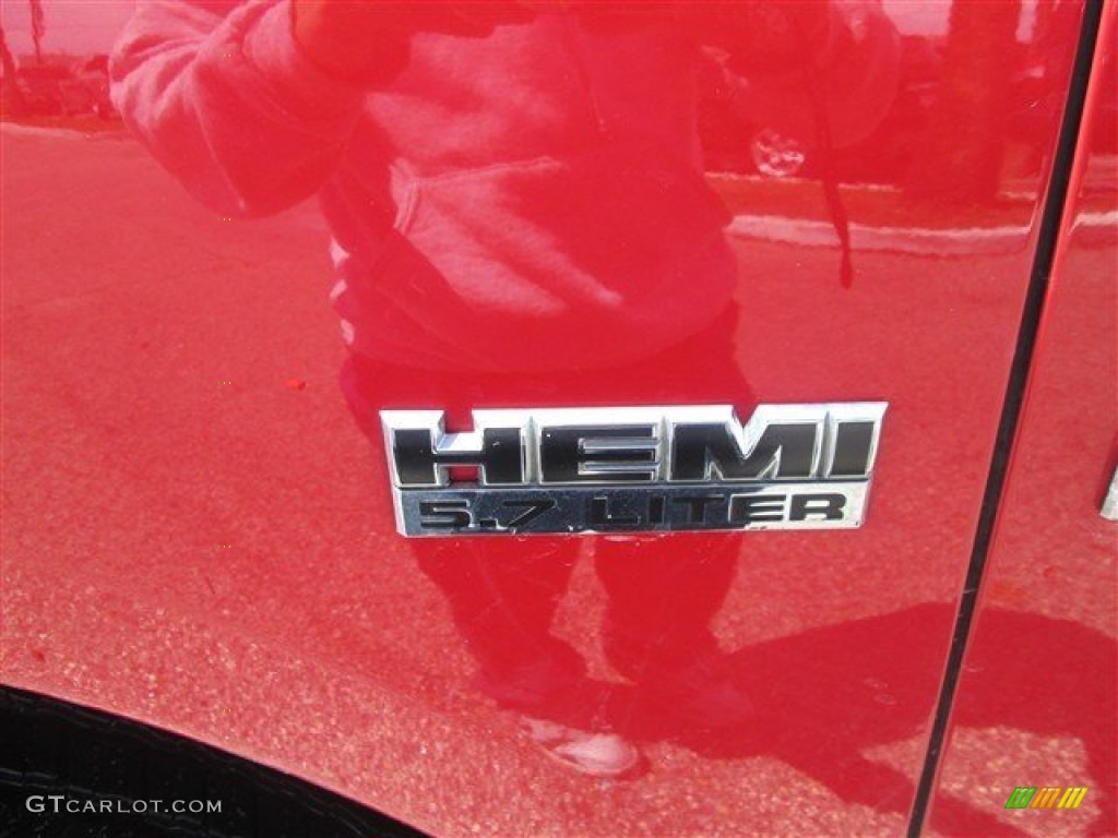 2012 Ram 1500 Sport Crew Cab 4x4 - Flame Red / Dark Slate Gray photo #4