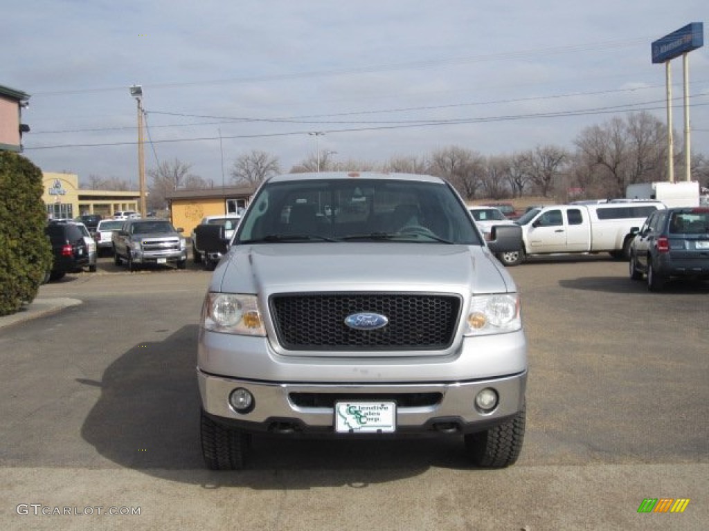 2006 F150 XLT SuperCrew 4x4 - Silver Metallic / Medium/Dark Flint photo #18