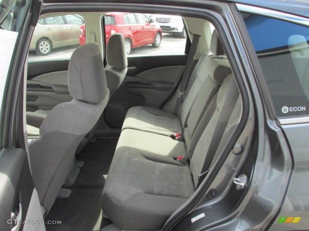 2012 CR-V LX 4WD - Polished Metal Metallic / Gray photo #16