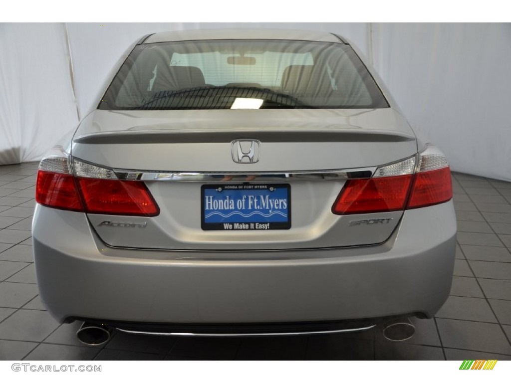 2014 Accord Sport Sedan - Alabaster Silver Metallic / Black photo #6