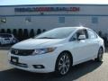 Taffeta White 2012 Honda Civic Si Sedan