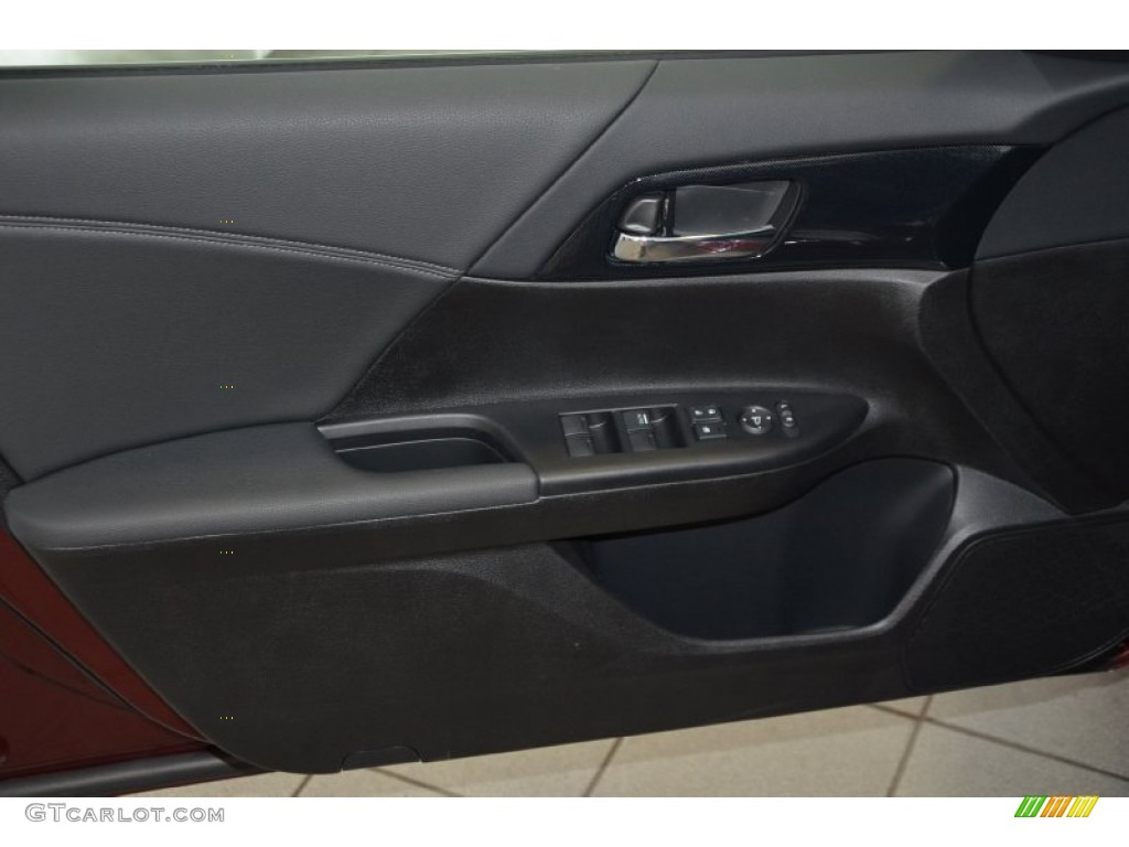 2014 Accord Sport Sedan - Basque Red Pearl II / Black photo #8