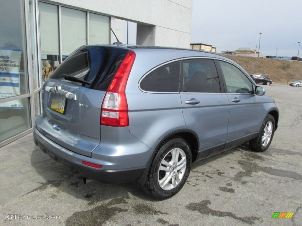 2011 CR-V EX-L 4WD - Glacier Blue Metallic / Gray photo #7