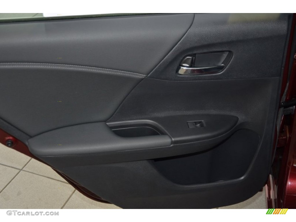 2014 Accord Sport Sedan - Basque Red Pearl II / Black photo #20