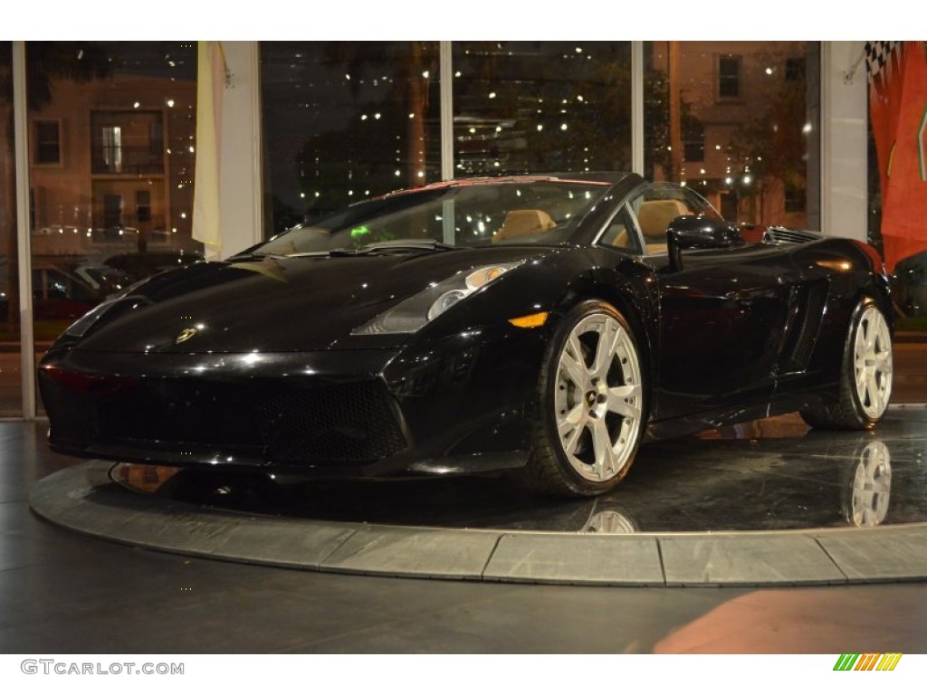 2008 Gallardo Spyder - Nero Noctis / Cuoio Olympus photo #14