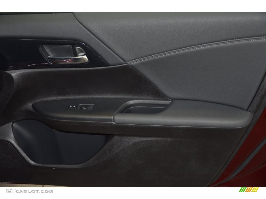 2014 Accord Sport Sedan - Basque Red Pearl II / Black photo #27