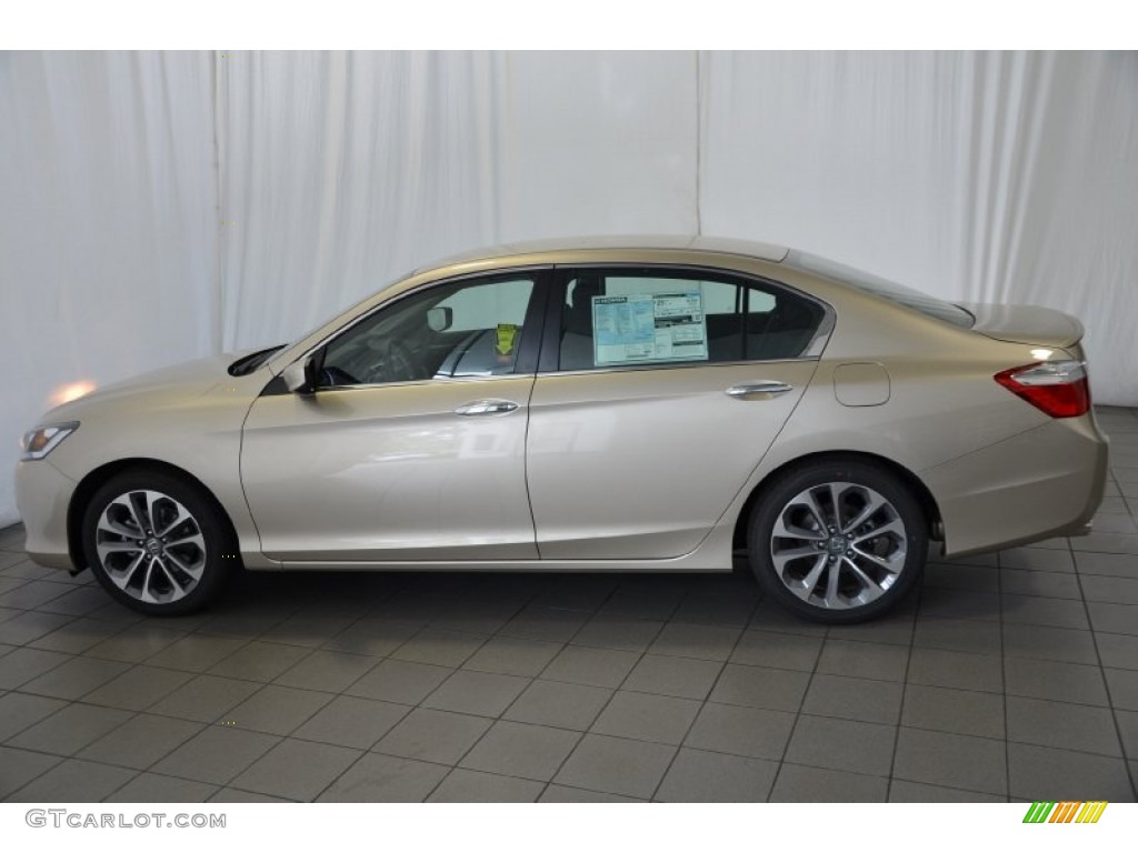 2014 Accord Sport Sedan - Champagne Frost Pearl / Black photo #7