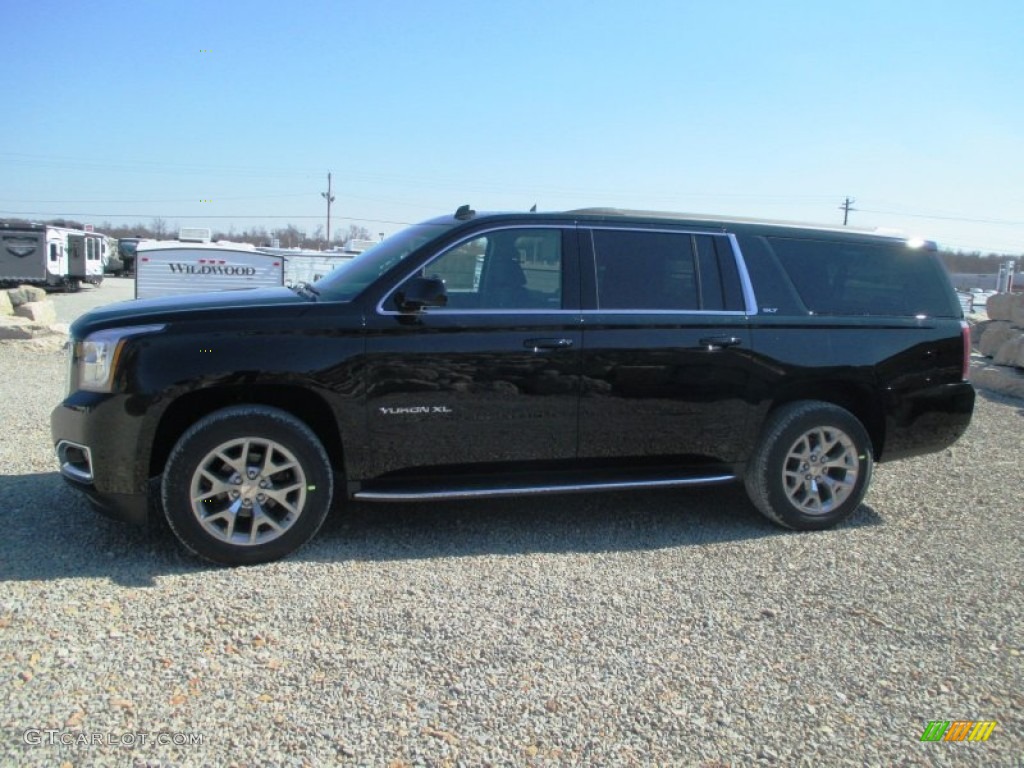 Onyx Black 2015 GMC Yukon XL SLT 4WD Exterior Photo #91920640