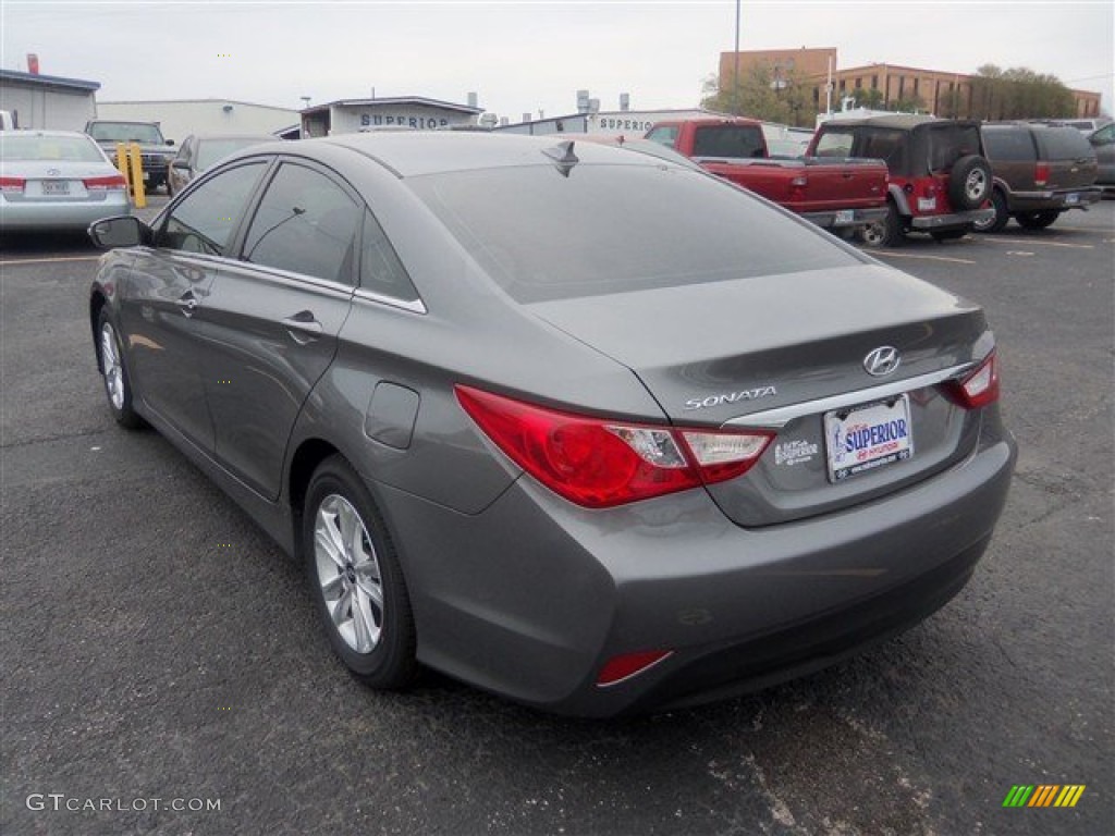 2014 Sonata GLS - Harbor Gray Metallic / Gray photo #4