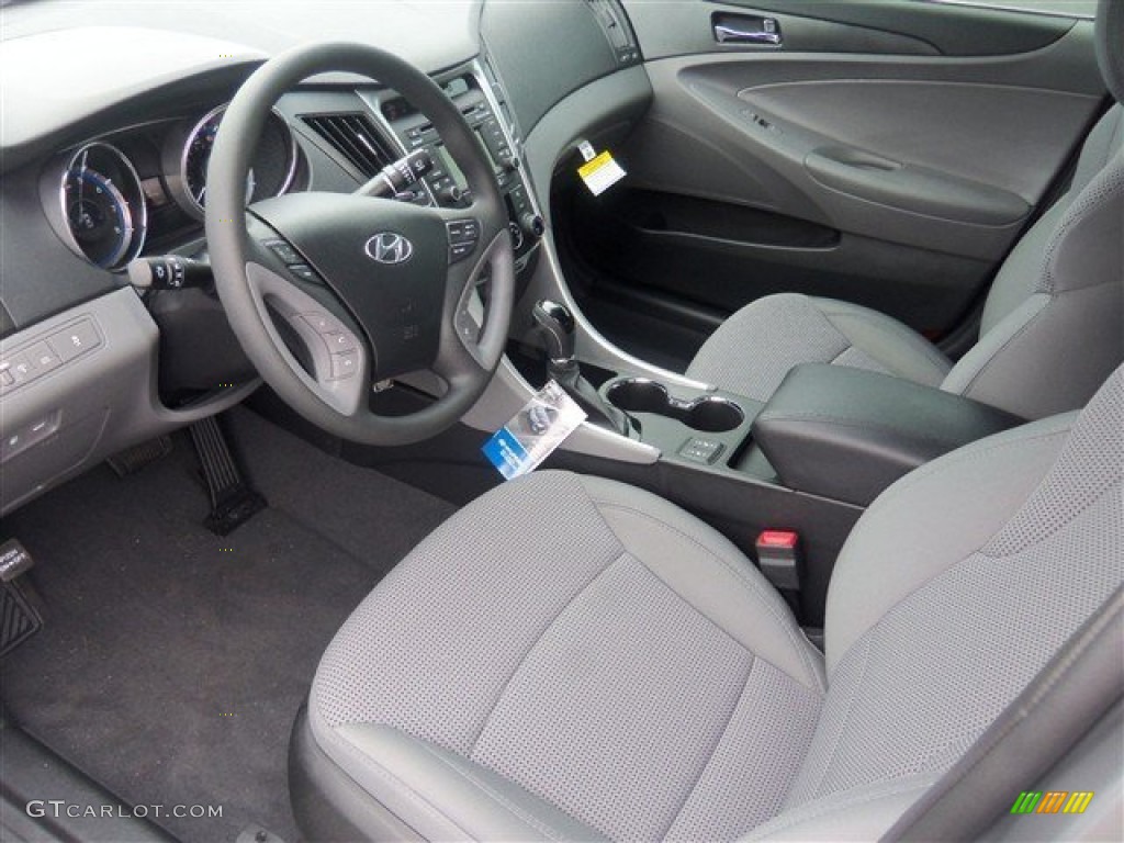 2014 Sonata GLS - Harbor Gray Metallic / Gray photo #6