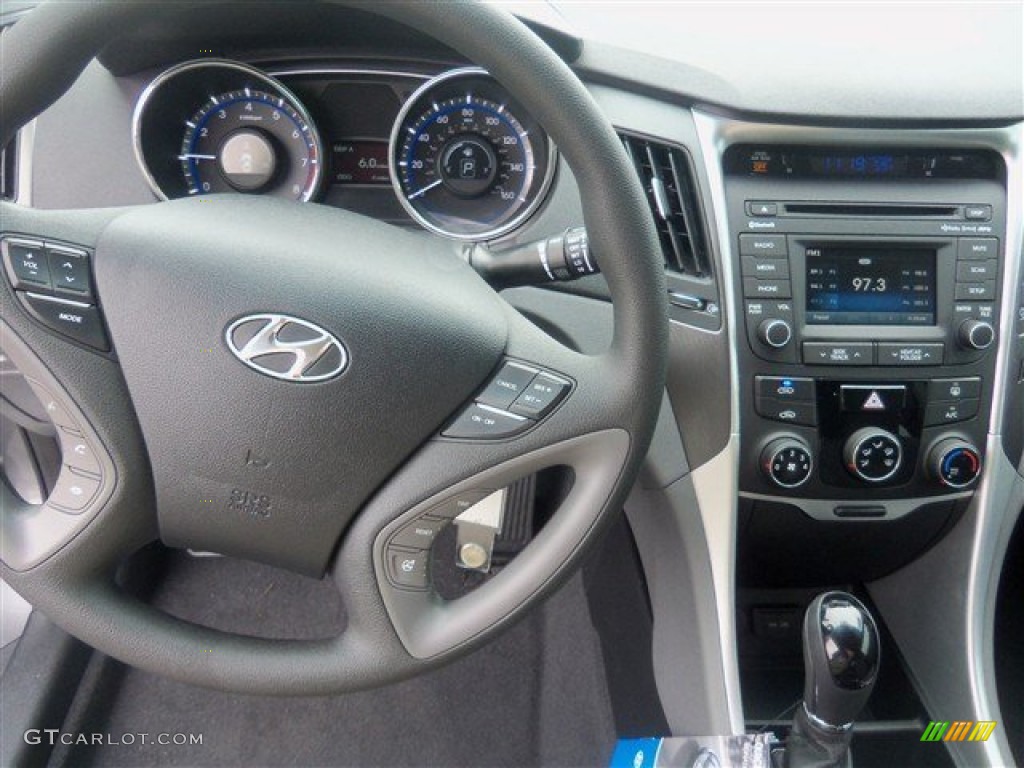 2014 Sonata GLS - Harbor Gray Metallic / Gray photo #7