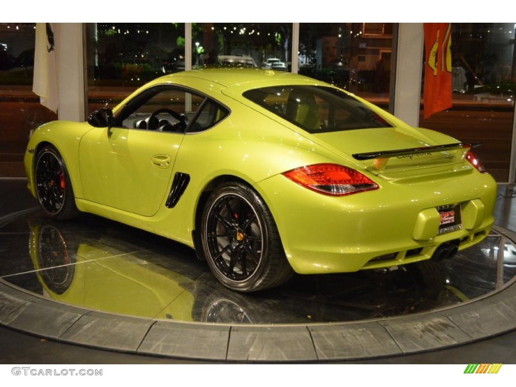 2012 Cayman R - Peridot Metallic / Black photo #21