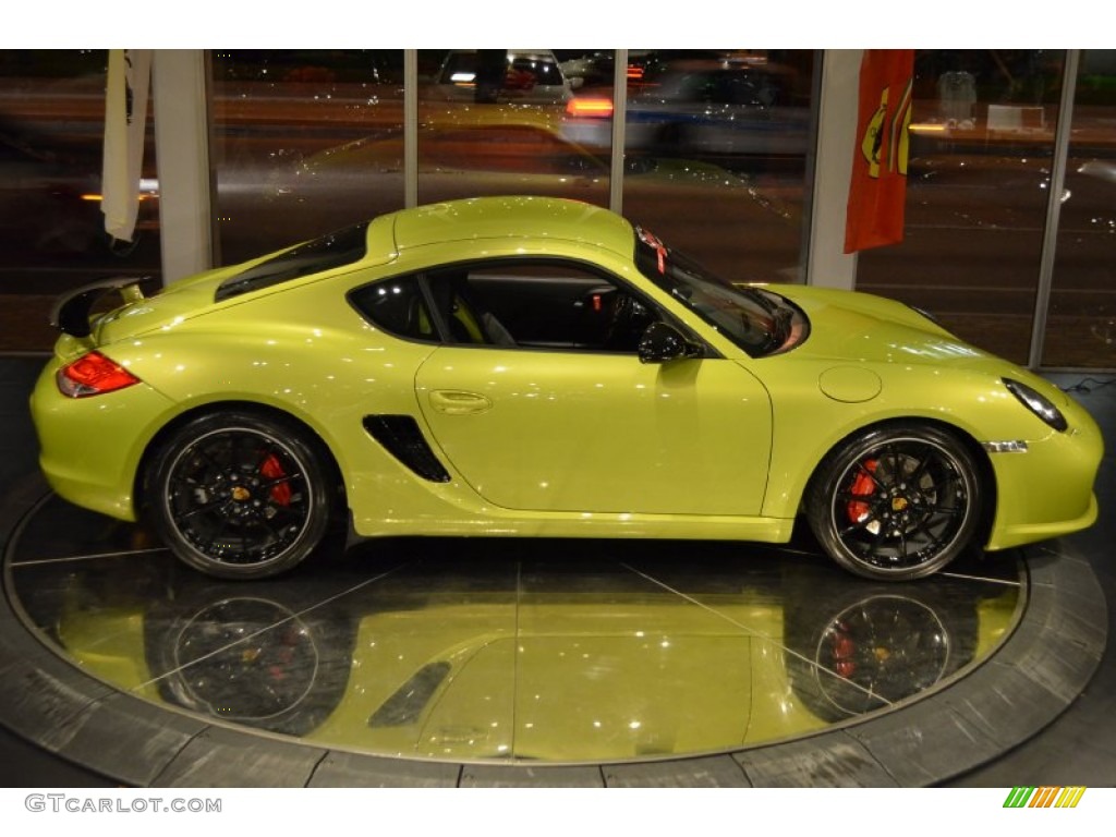 2012 Cayman R - Peridot Metallic / Black photo #29