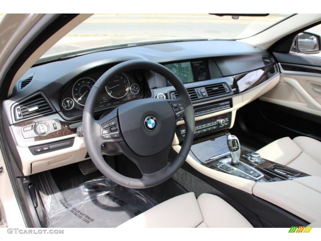 2013 5 Series 550i Sedan - Cashmere Silver Metallic / Oyster/Black photo #10