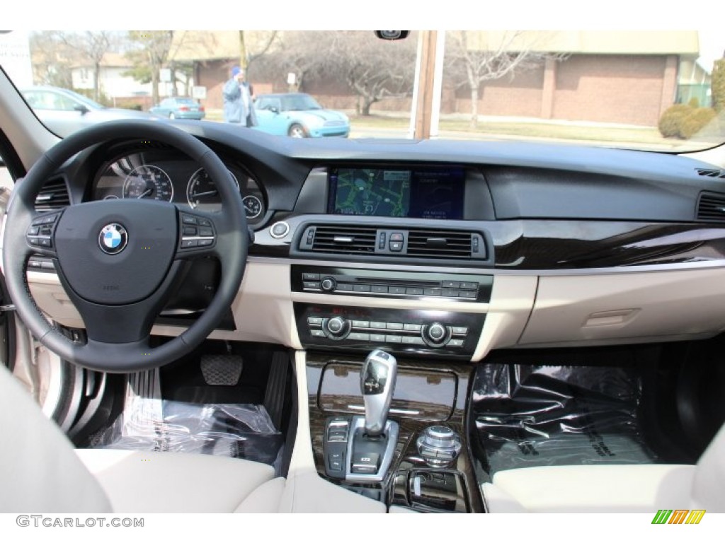 2013 5 Series 550i Sedan - Cashmere Silver Metallic / Oyster/Black photo #13