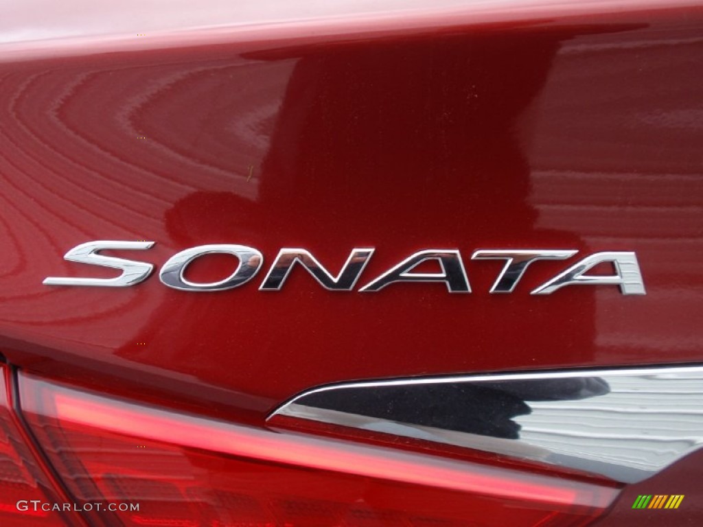 2014 Sonata Limited - Venetian Red / Gray photo #16