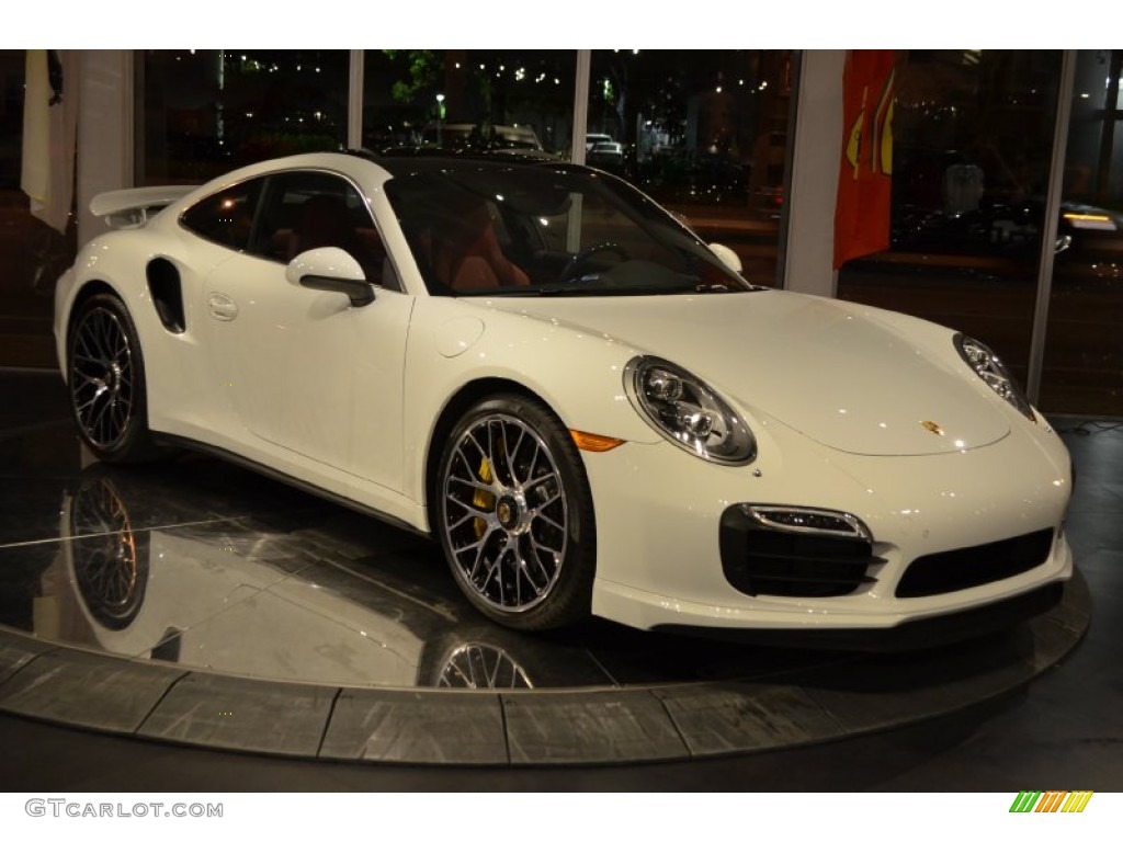 White 2014 Porsche 911 Turbo S Coupe Exterior Photo #91923964