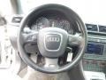 2006 Audi S4 Black/Silver Interior Steering Wheel Photo