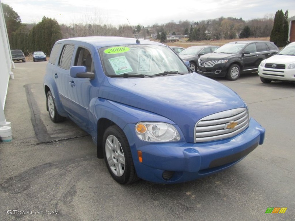 2008 HHR LT - Blue Flash Metallic / Gray photo #7